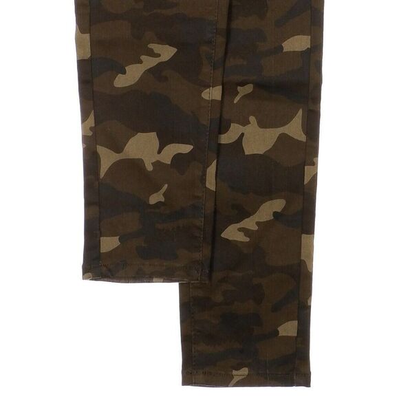 Hybrid & Company Camouflage Skinny Jeans Size 9 Juniors Green Stretch 28 x 28 - Picture 5 of 9